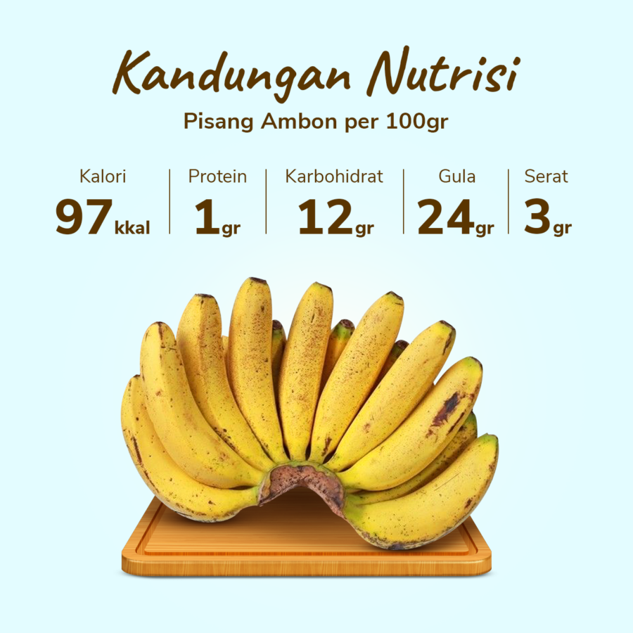 Pisang Ambon Astro Farm 6-7 pcs 700-800 gram
