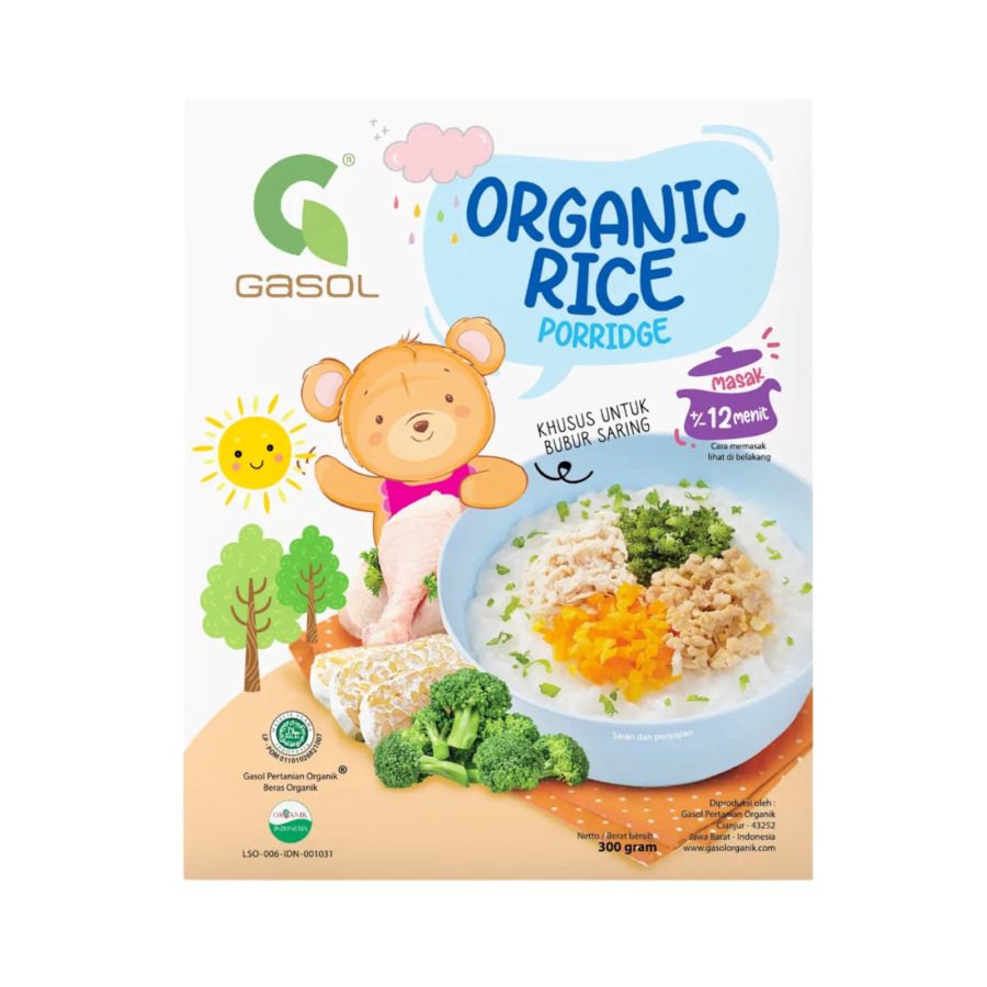 GASOL Organic Rice Porridge MPASI 300gram