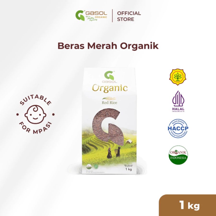 GASOL Organic Red Rice MPASI 1kg