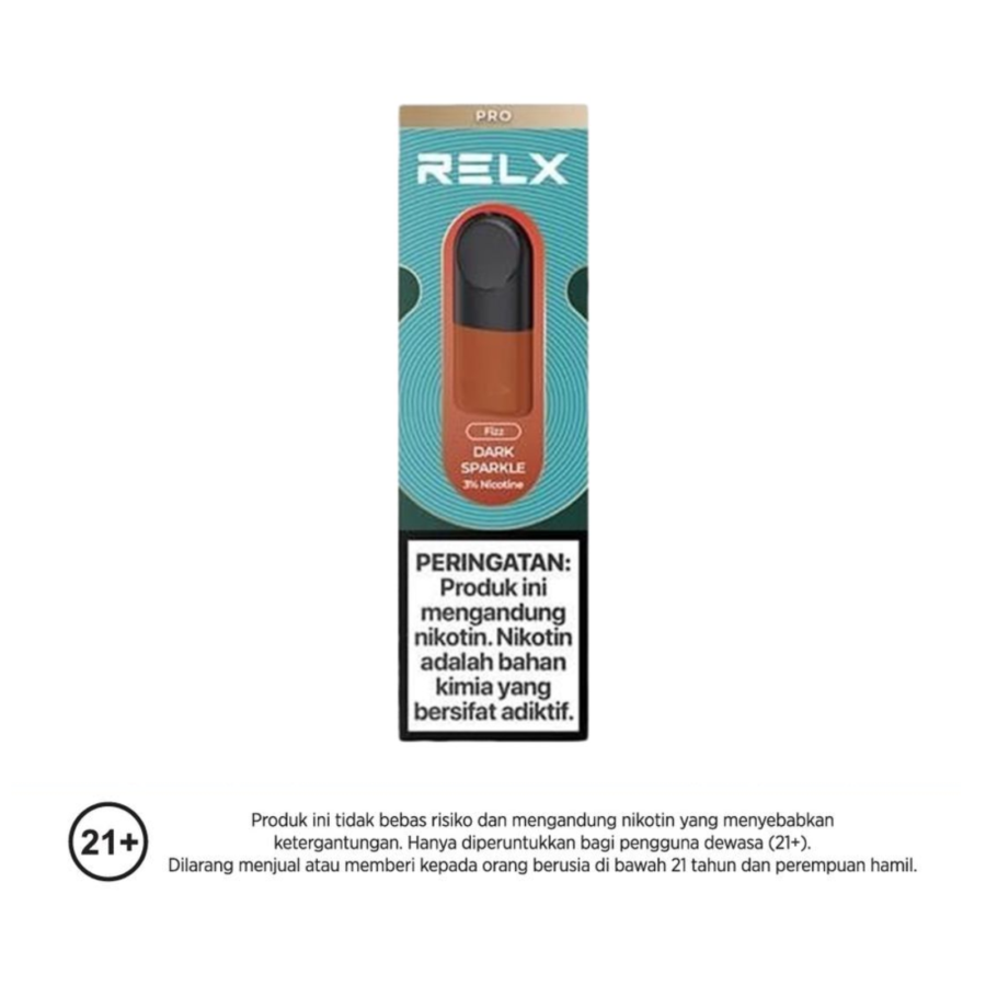 RELX POD Pro Dark Sparkle (Versi isi 2 POD) Rokok Elektrik 1pcs