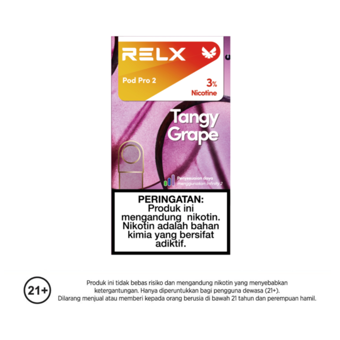 Relx Pod Pro 2 Tangy Grape Rokok Elektrik