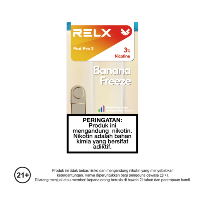 Relx Pod Pro 2 Banana Freeze Rokok Elektrik