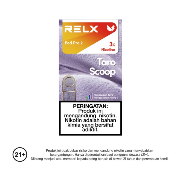 RELX Pod Pro 2 - Taro Scoop Rokok Elektrik
