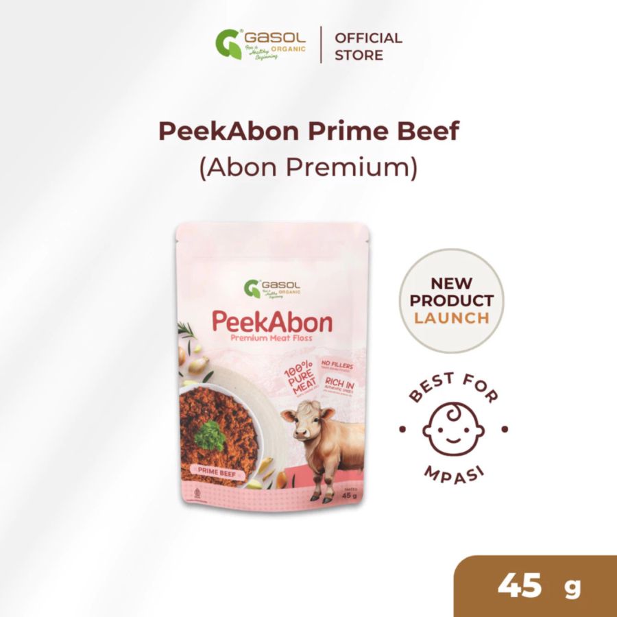 GASOL Organic PeekAbon Prime Beef MPASI 45gram