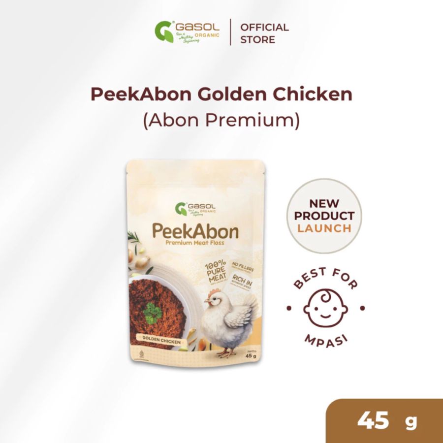 GASOL Organic PeekAbon Golden Chicken MPASI 45gram