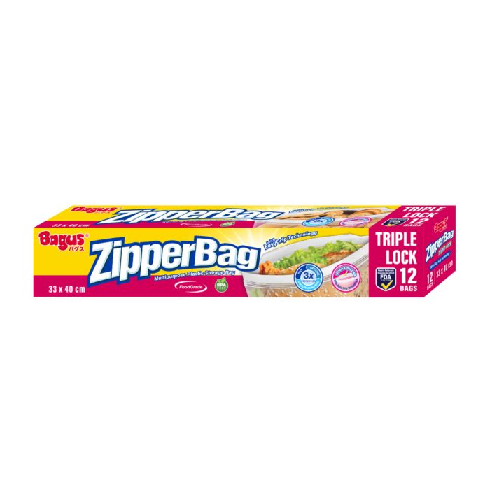 Bagus Zipperbag 33cm x 40cm 12S
