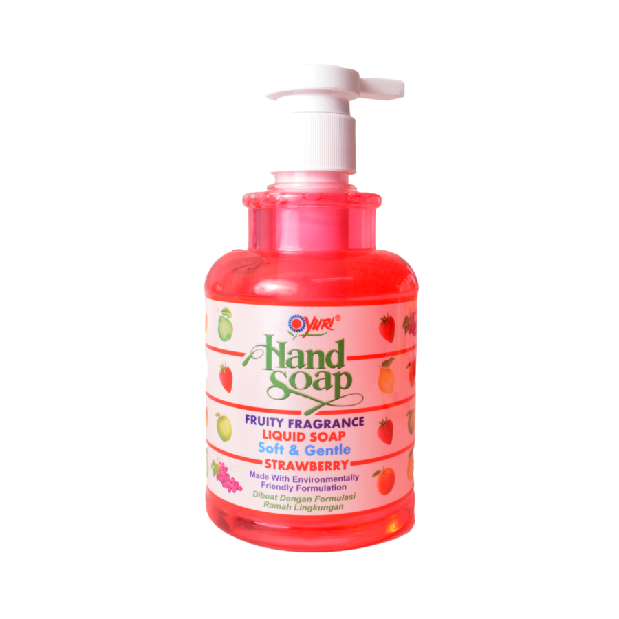 Yuri Strawberry Hand Soap Botol 410ml