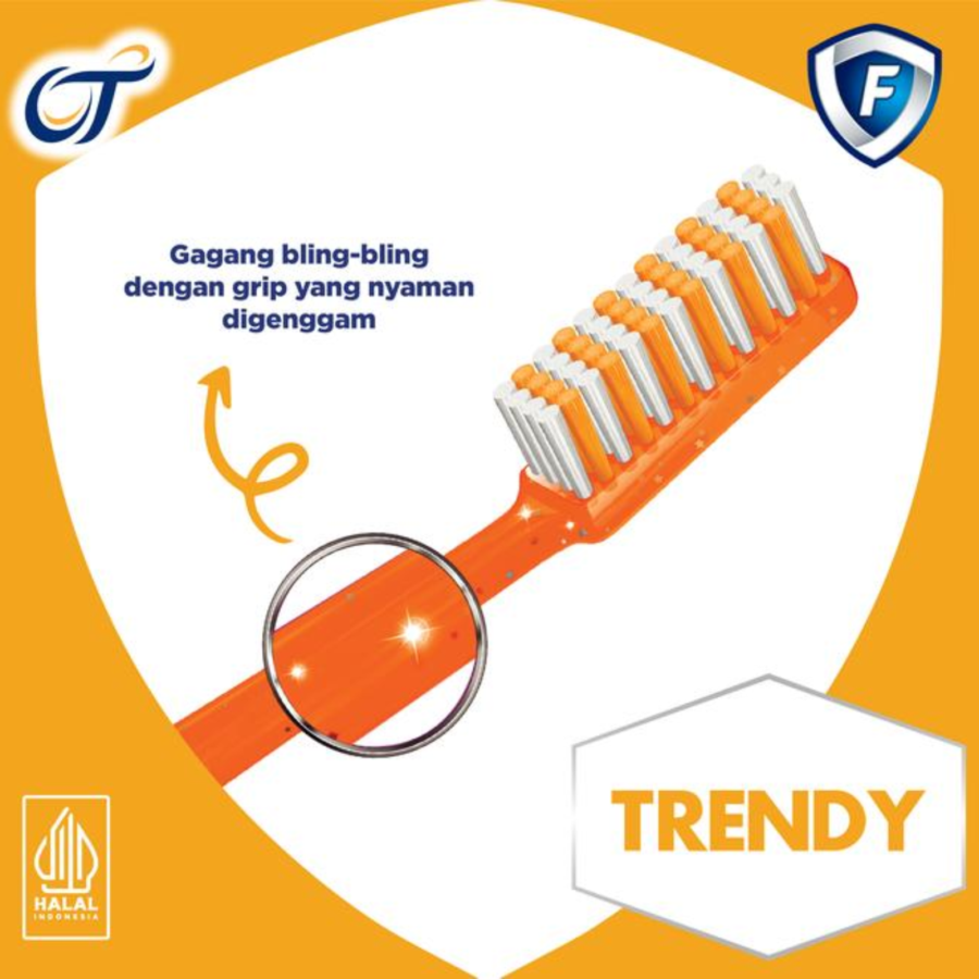 Formula Trendy Soft Sikat Gigi 3pcs