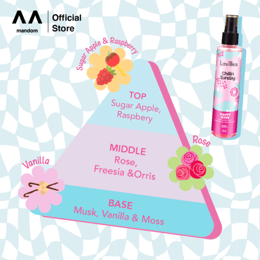 Lovillea Happy Hype Chillin Sunday Parfum Body Mist 100ml