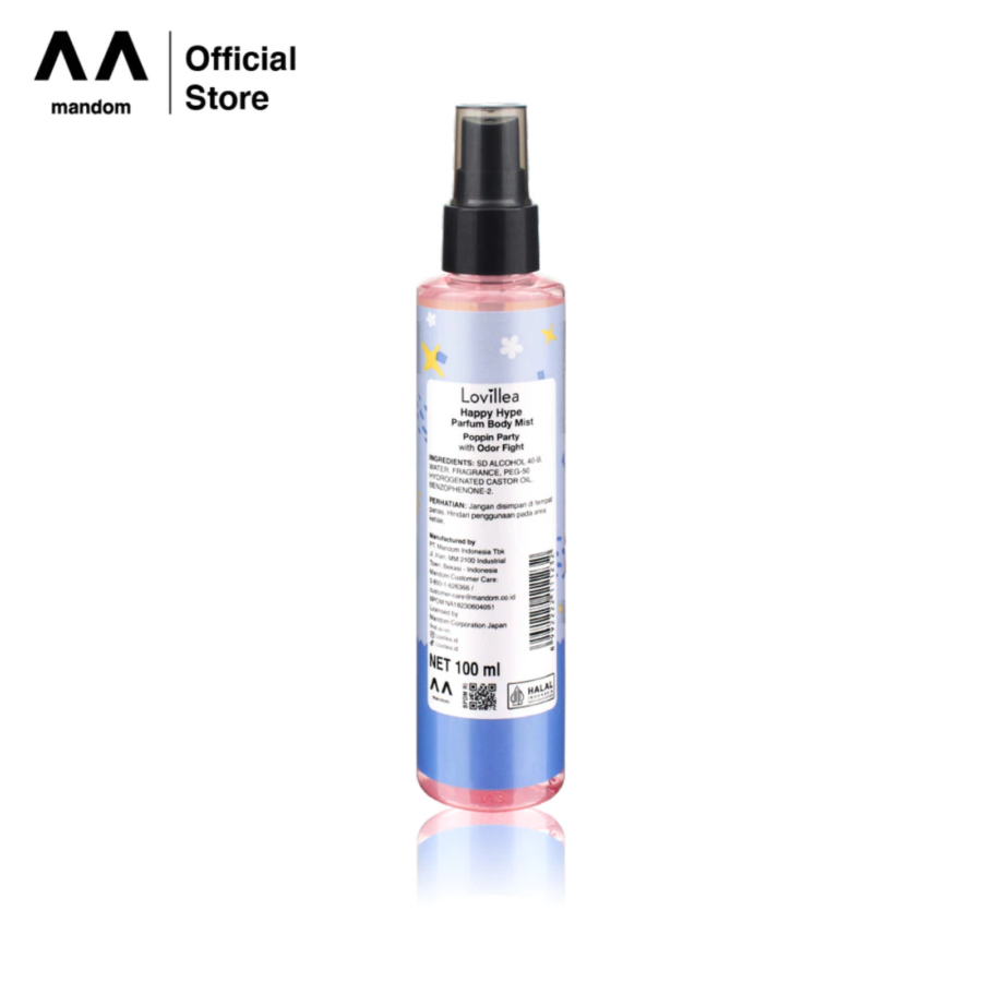 Lovillea Happy Hype Poppin Party Parfum Body Mist 100ml