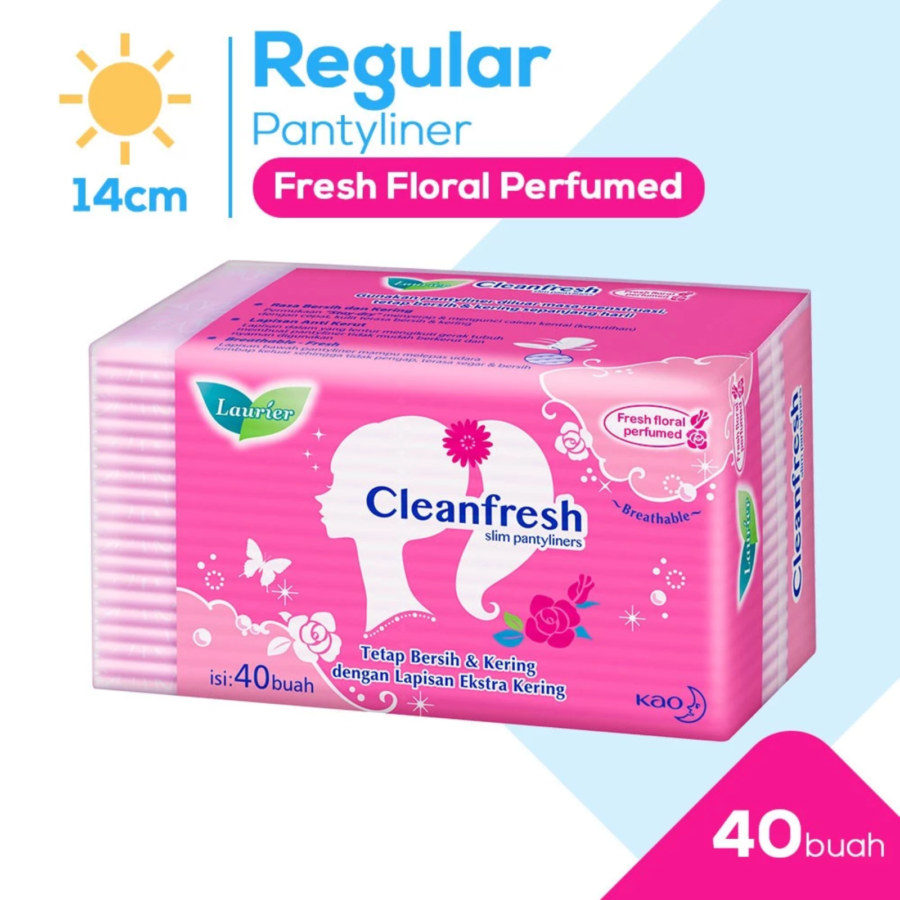 Laurier Cleanfresh Perfume Slim Pantyliner 40pads