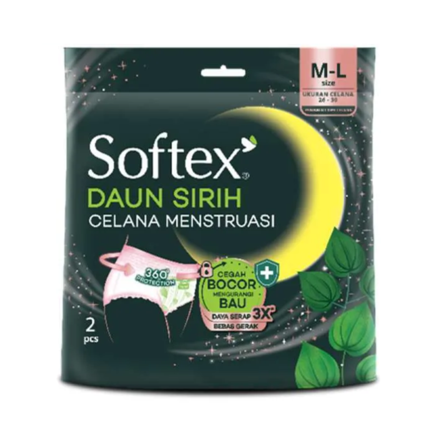 Softex Daun Sirih Size M-L Celana Menstruasi 2pcs