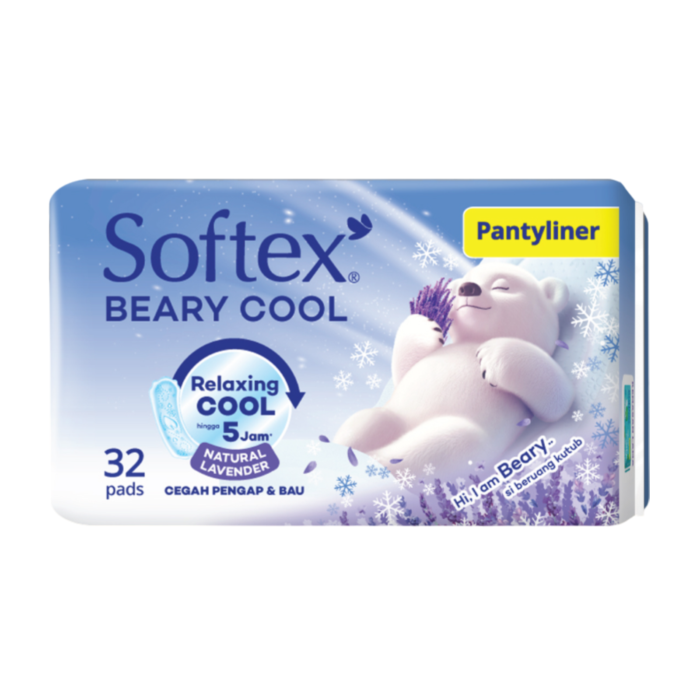 Softex Beary Cool 15cm Pantyliner