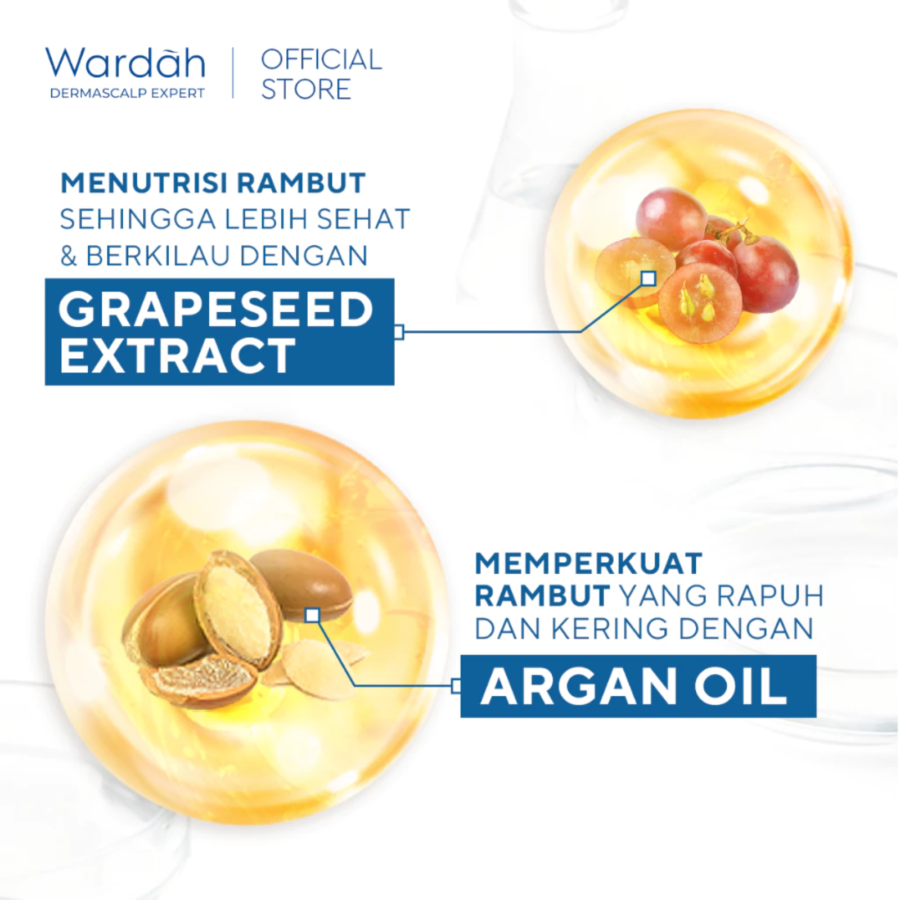 Wardah Dermascalp Expert Nutri Shine Shampoo 160ml