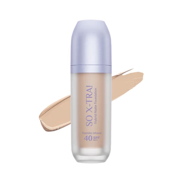 Mother of Pearl So X-TRA N10 Lace Hybrid Matte Foundation Peptides Infused SPF 40 PA++