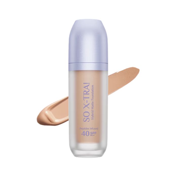 Mother Of Pearl So X-TRA W11 Shell Hybrid Matte Foundation Peptides Infused SPF 40 PA++