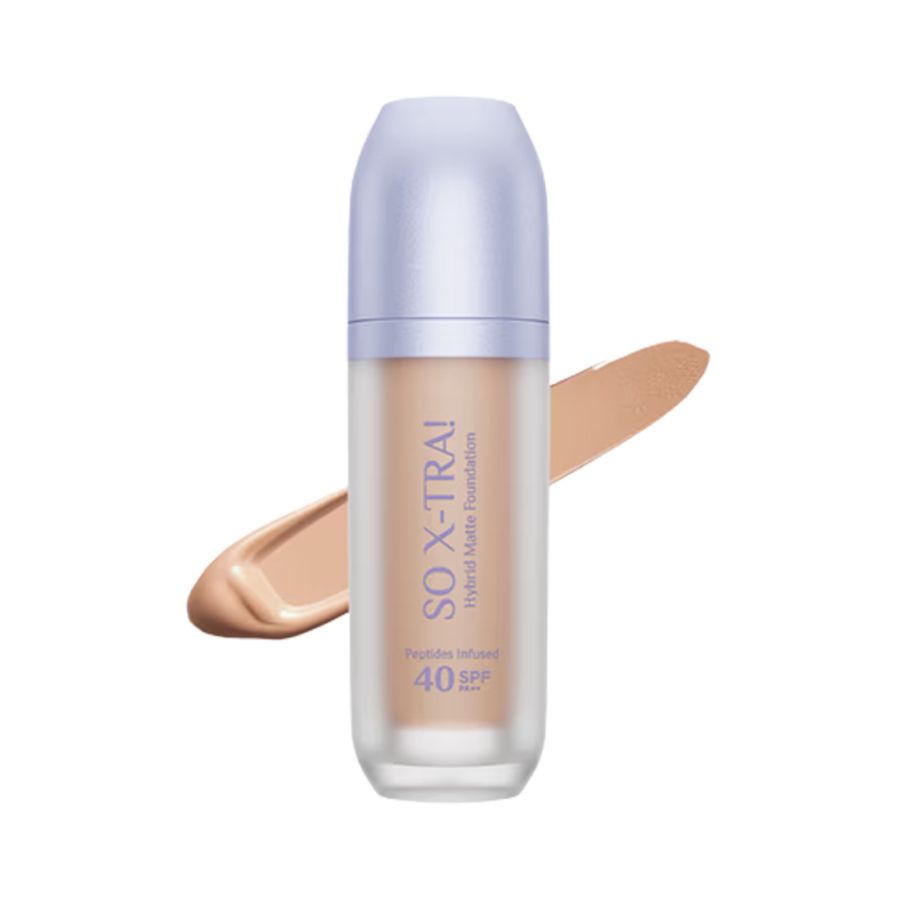 Mother Of Pearl So X-TRA W11 Shell Hybrid Matte Foundation Peptides Infused SPF 40 PA++ 30ml