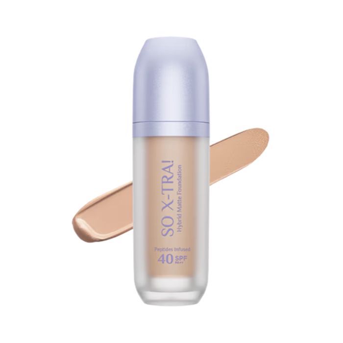 Mother of Pearl So X-TRA N21 Eclair Hybrid Matte Foundation Peptides Infused SPF 40 PA++