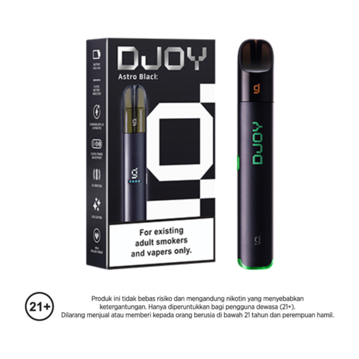 DJOY Device Kit Astro Black Rokok Elektrik