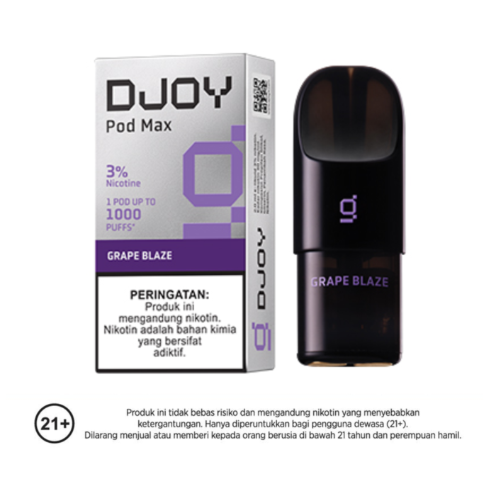 DJOY Pod Max Grape Blaze Rokok Elektrik