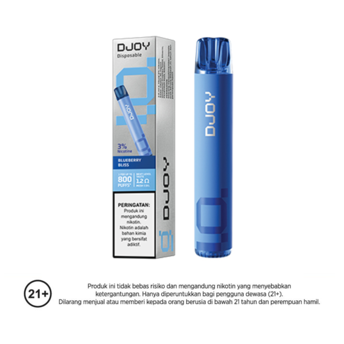 DJOY Disposable Blueberry Bliss Rokok Elektrik