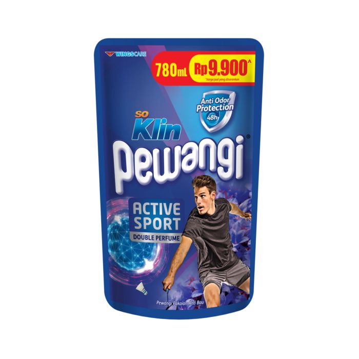 SoKlin Pewangi Active Sport Pelicin Pelembut Pakaian