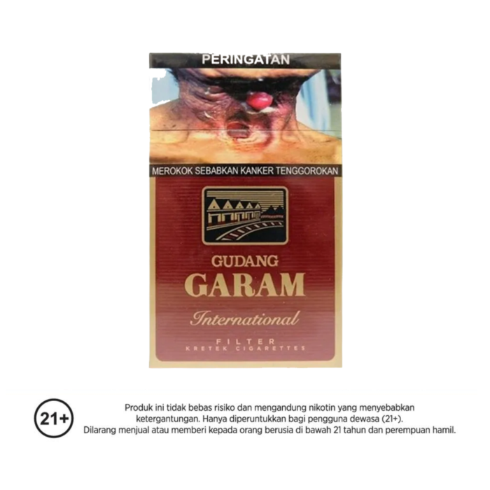 Gudang Garam International Red Box Filter Rokok Batang