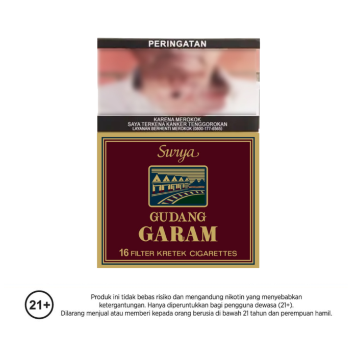 Gudang Garam Surya Box Filter Rokok Batang