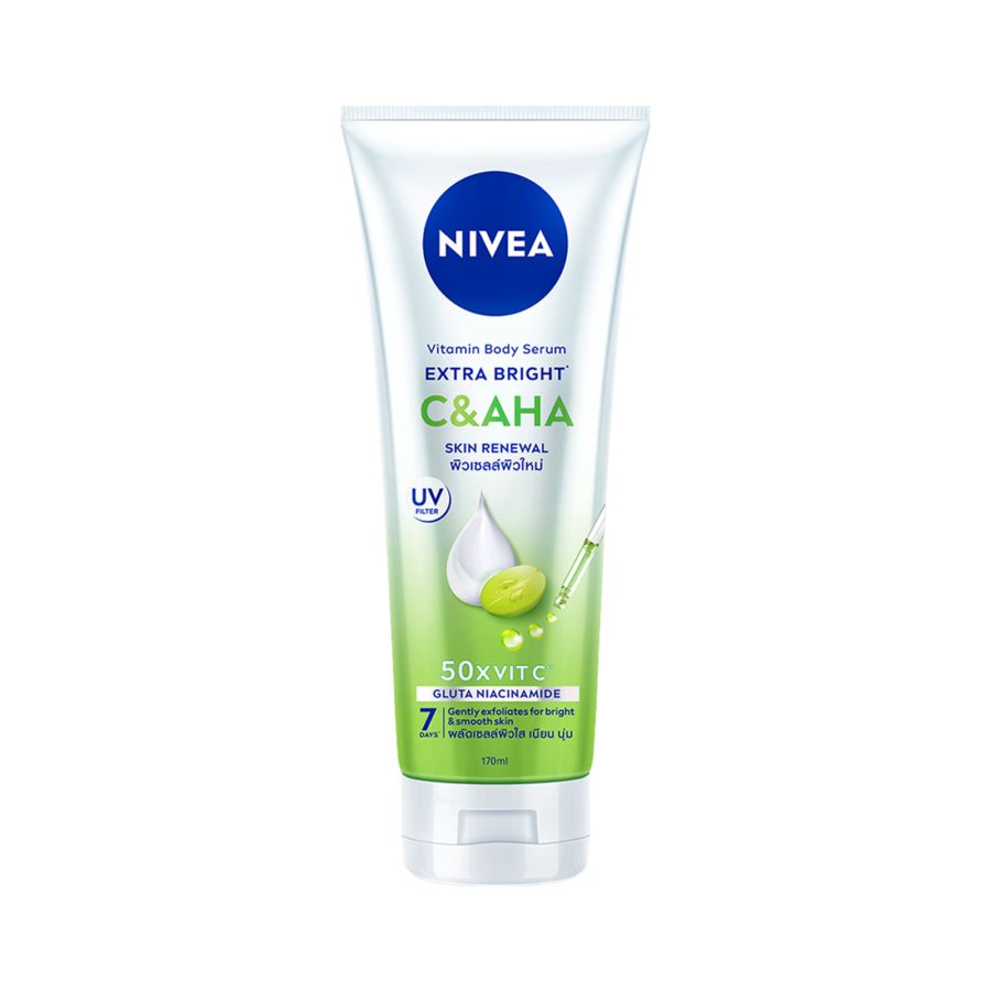 NIVEA Extra Bright C&AHA Skin Renewal Body Serum 170ml