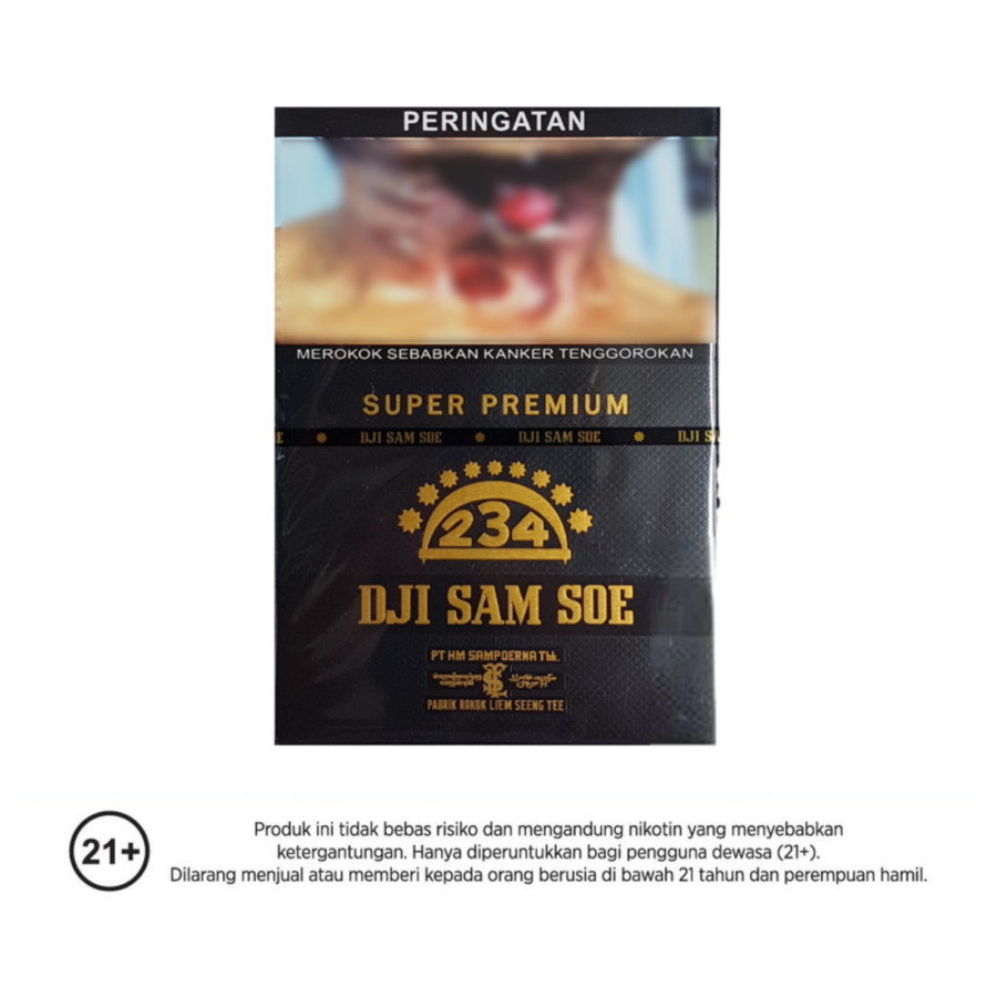 Dji Sam Soe Super Premium Box Filter Rokok Batang 12stick