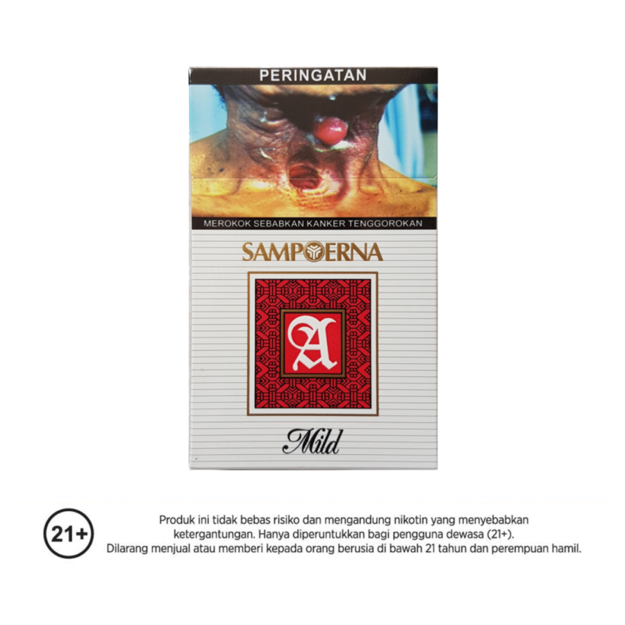 Sampoerna A Mild Red Box Filter Rokok Batang 16stick