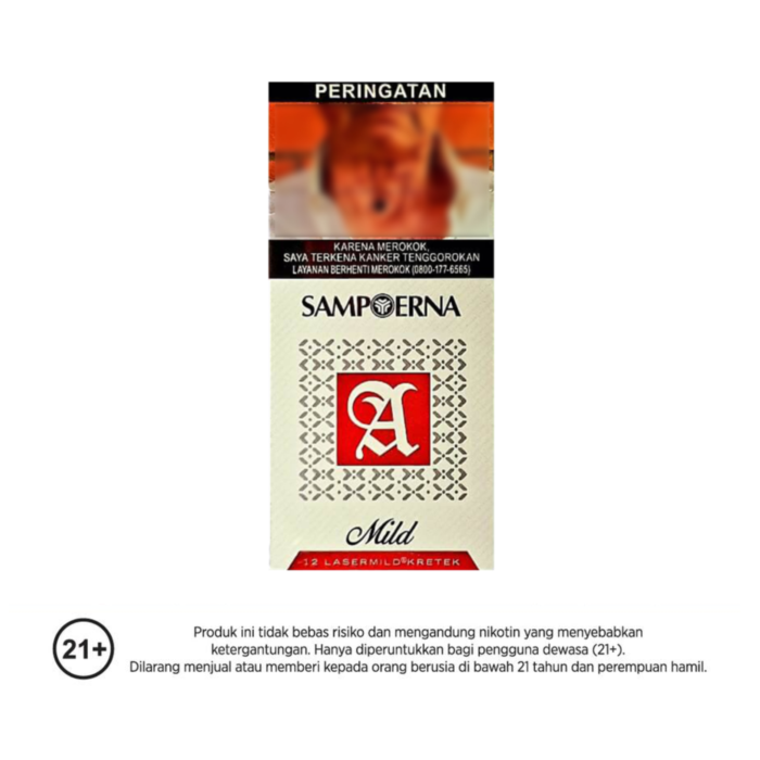 Sampoerna A Mild Red Box Filter Rokok Batang