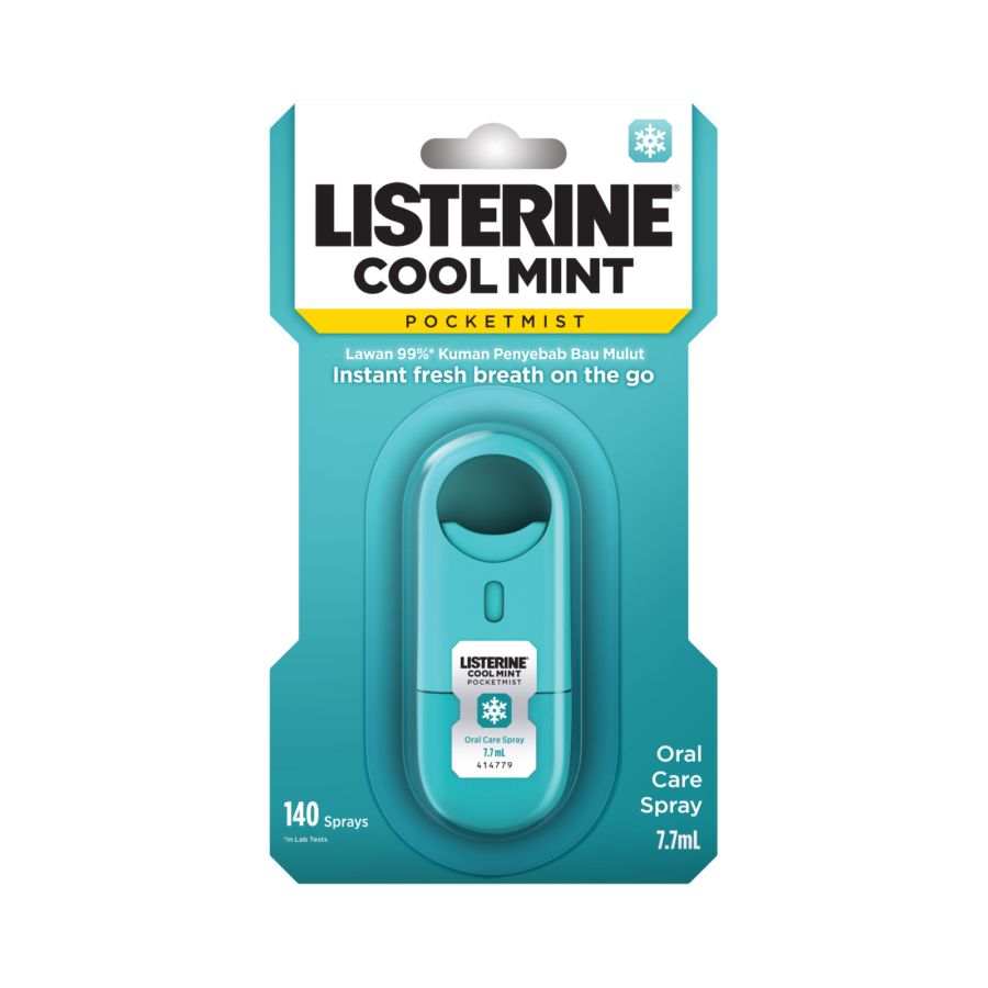 Listerine Cool Mint Pocketmist Mouthspray 7.7ml 1pcs