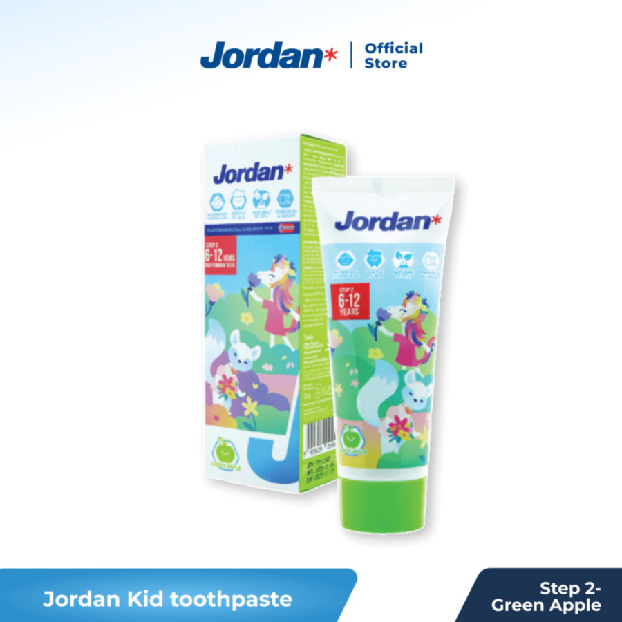 Jordan Kids Step 2 Green Apple Toothpaste 75gram