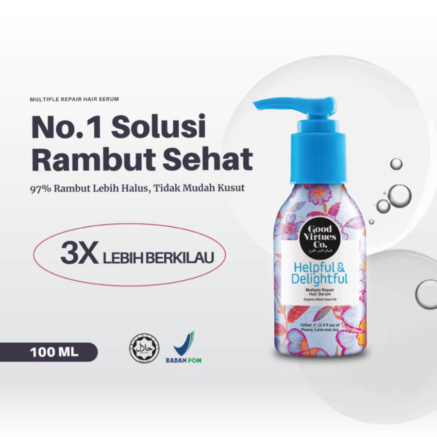 Good Virtue Co. Helpful & Delightful Multiple Repair Hair Serum 100ml