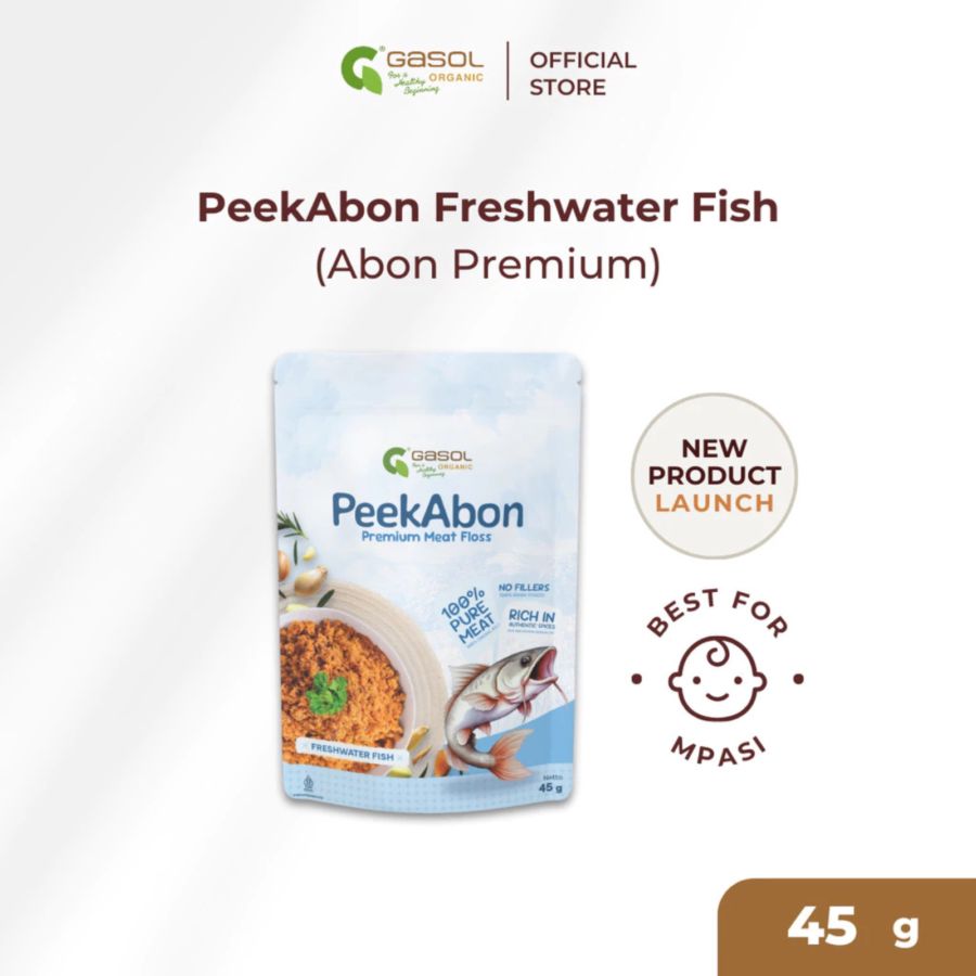 GASOL Organic PeekAbon Freshwater Fish MPASI 45gram