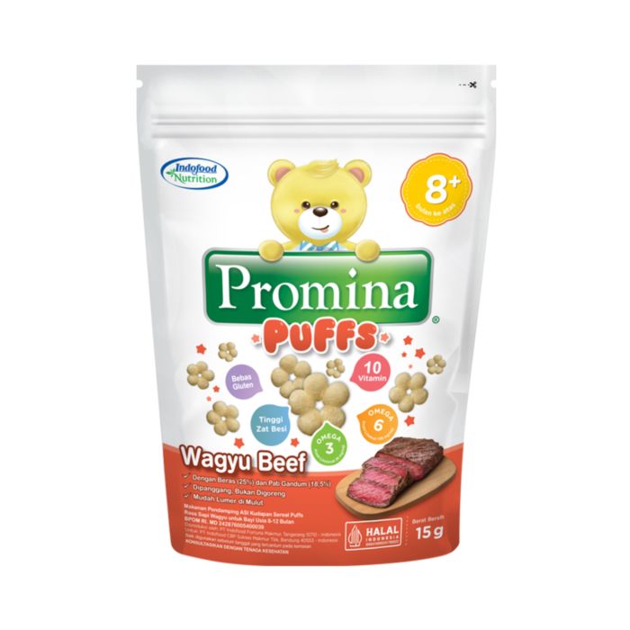 Promina Puffs Wagyu Beef Snack Bayi 8+ Bulan
