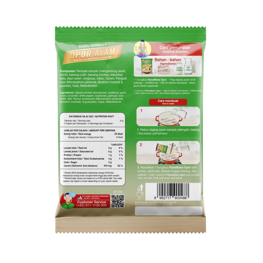 RasaMasa Bumbu Nusantara Opor Ayam 40gram