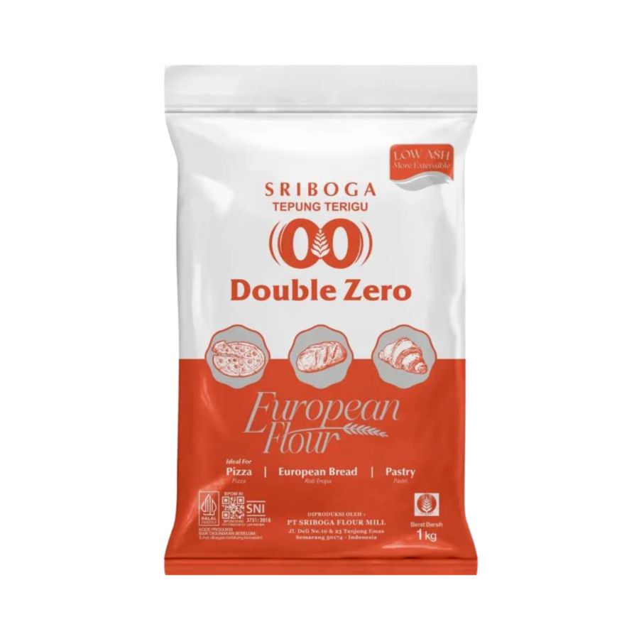 Sriboga Double Zero European Flour Tepung Terigu 1kg