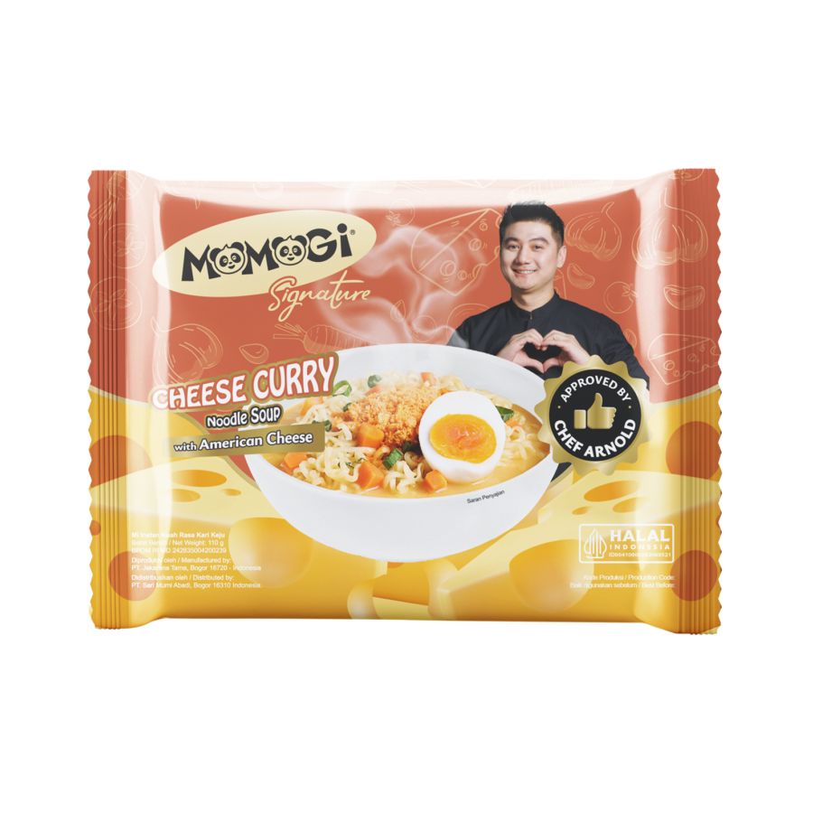 Momogi Signature Mie Kuah Instan Rasa Cheese Curry 110gram