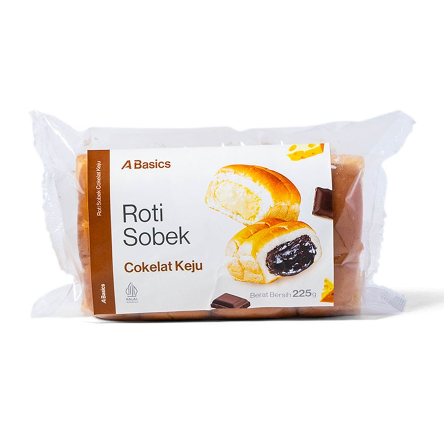 Roti Sobek Coklat Keju A Basics 225gram