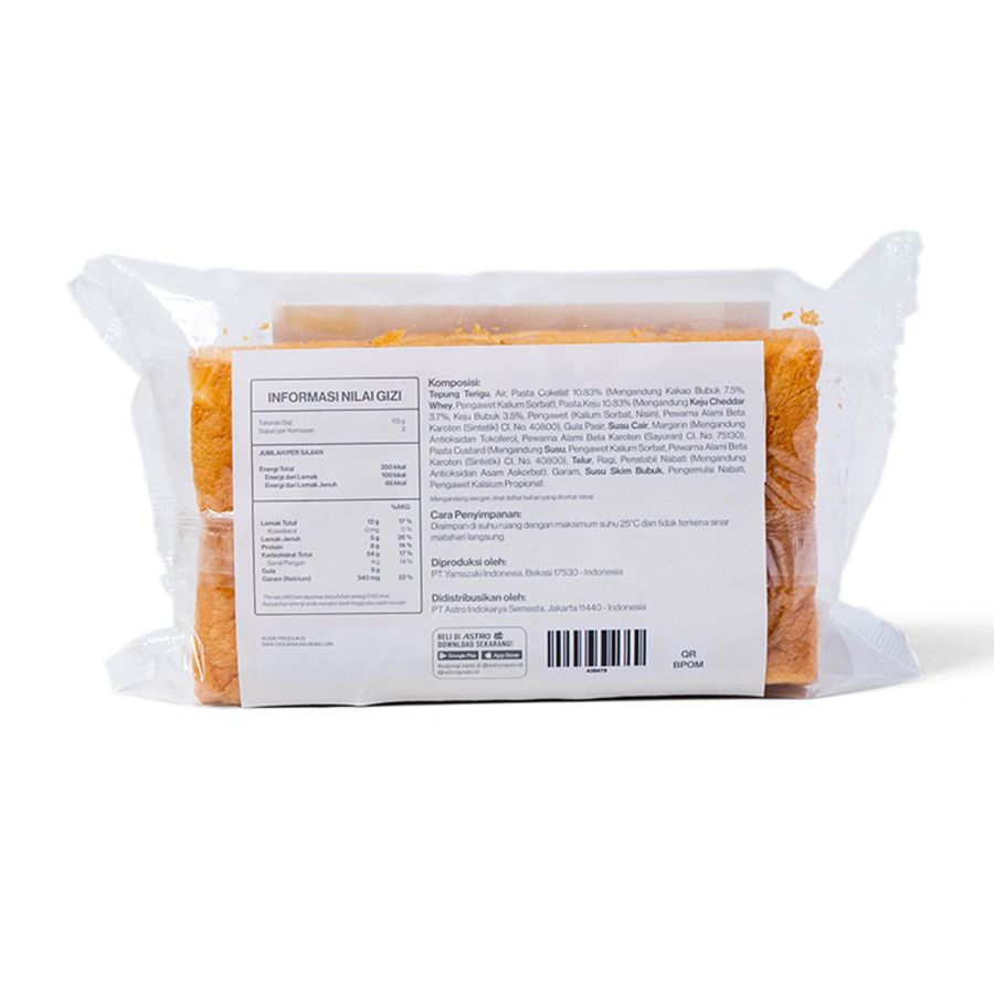 Roti Sobek Coklat Keju A Basics 225gram