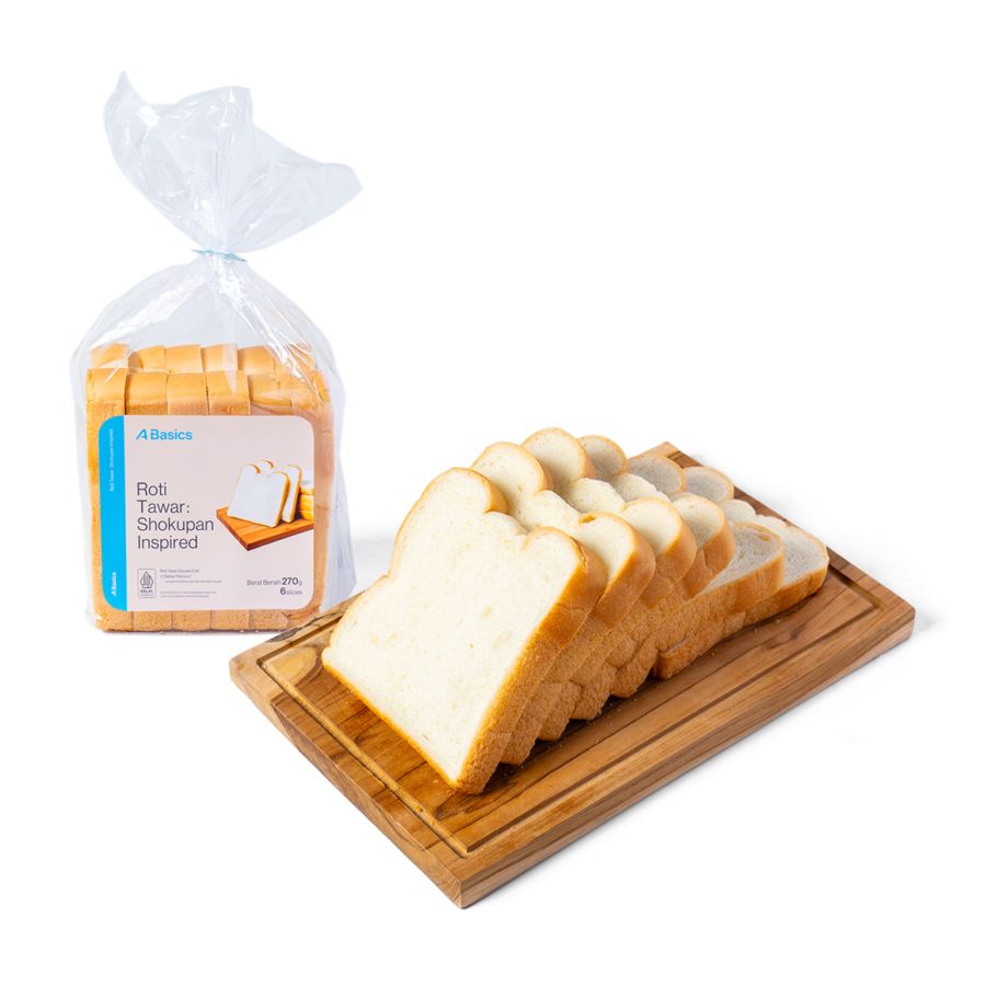 Roti Tawar: Shokupan Inspired A Basics 6pcs 270gram