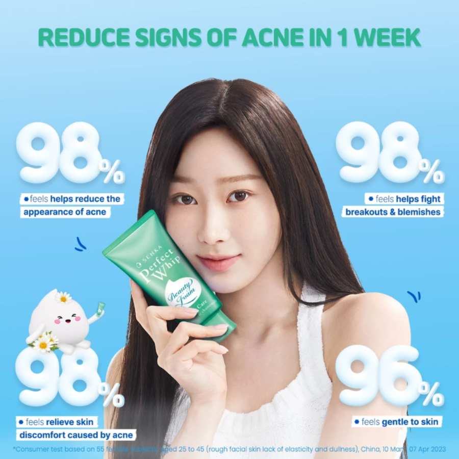 Senka Perfect Whip Acne Care Facial Foam 50gram