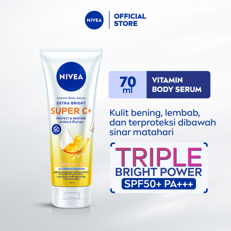 NIVEA Body Serum Extra Bright Super C+ SPF 50+ PA+++ 70ml