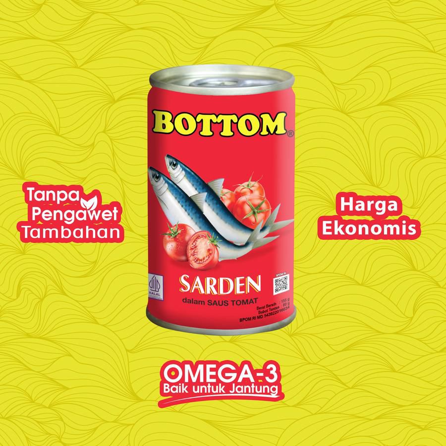 Bottom Sarden dalam Saus Tomat 155gram