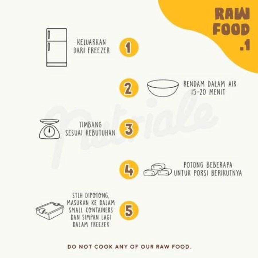 Nutriale Raw Chicken & Salmon Makanan Anjing Basah 500gram