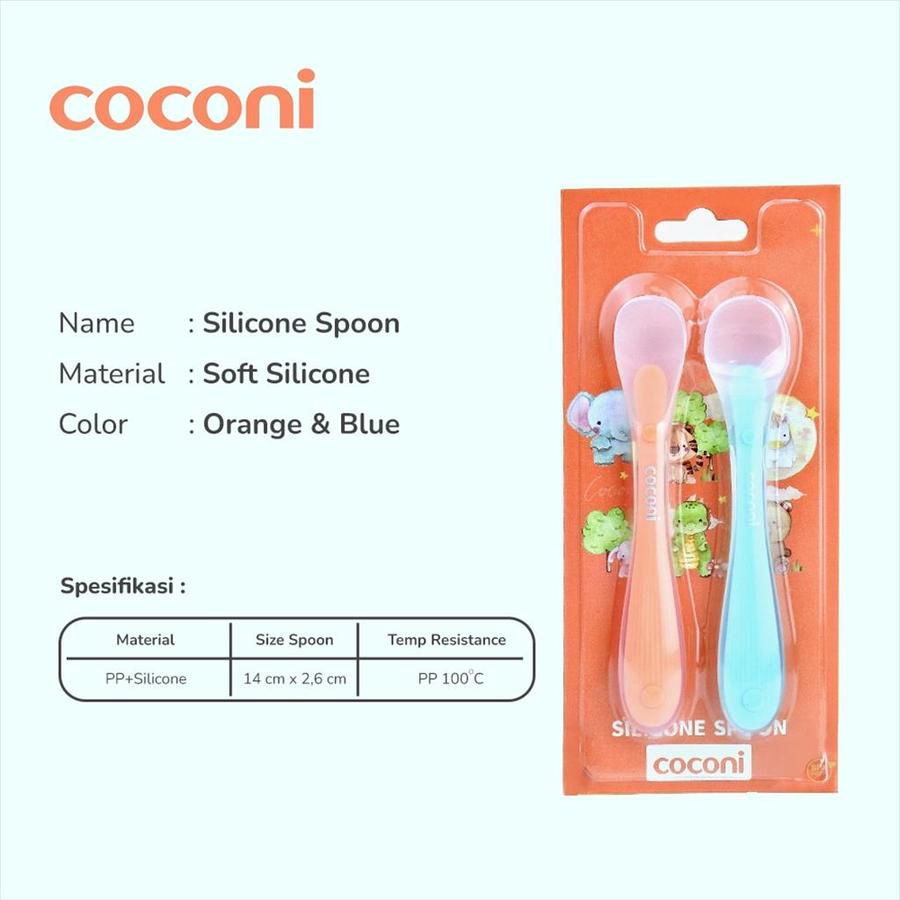 Coconi Silicone Soft Spoon Baby 2pcs