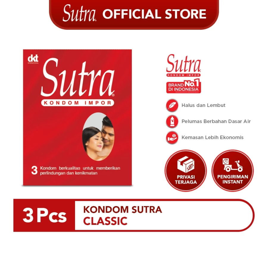 Sutra Classic Kondom Pria 3sachets