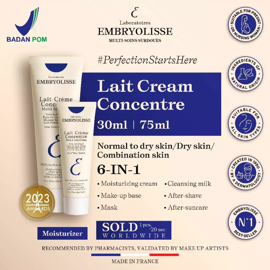 Embryolisse Lait Creme Concentre Multifunction Moisturizer 75ml